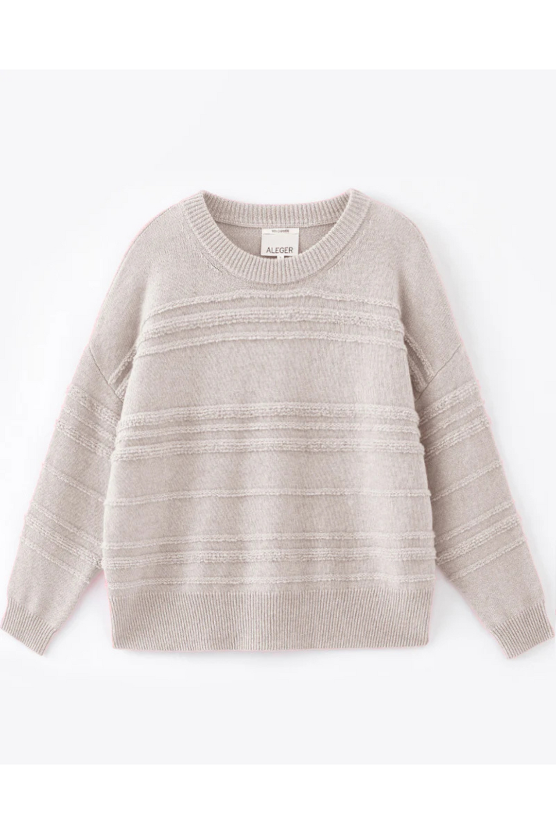 N.330 Loopy Oversized Crew Neck (Shell Beige)