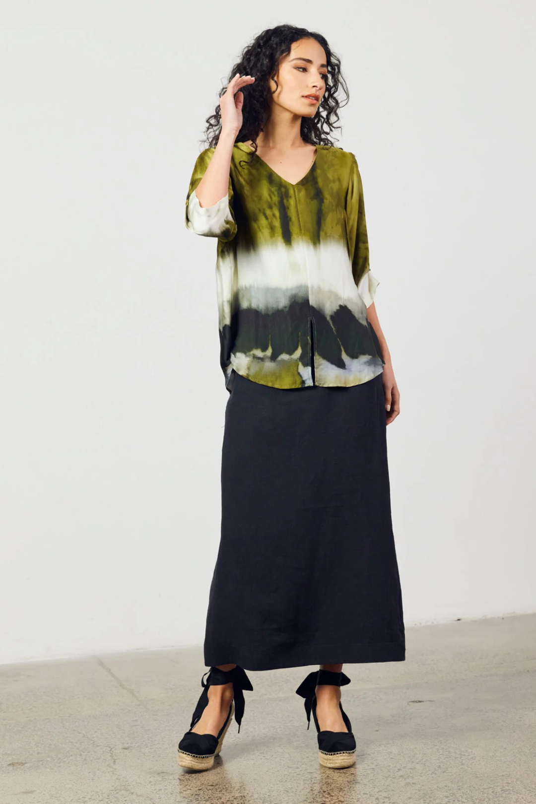Varenna Top (Panel Print)