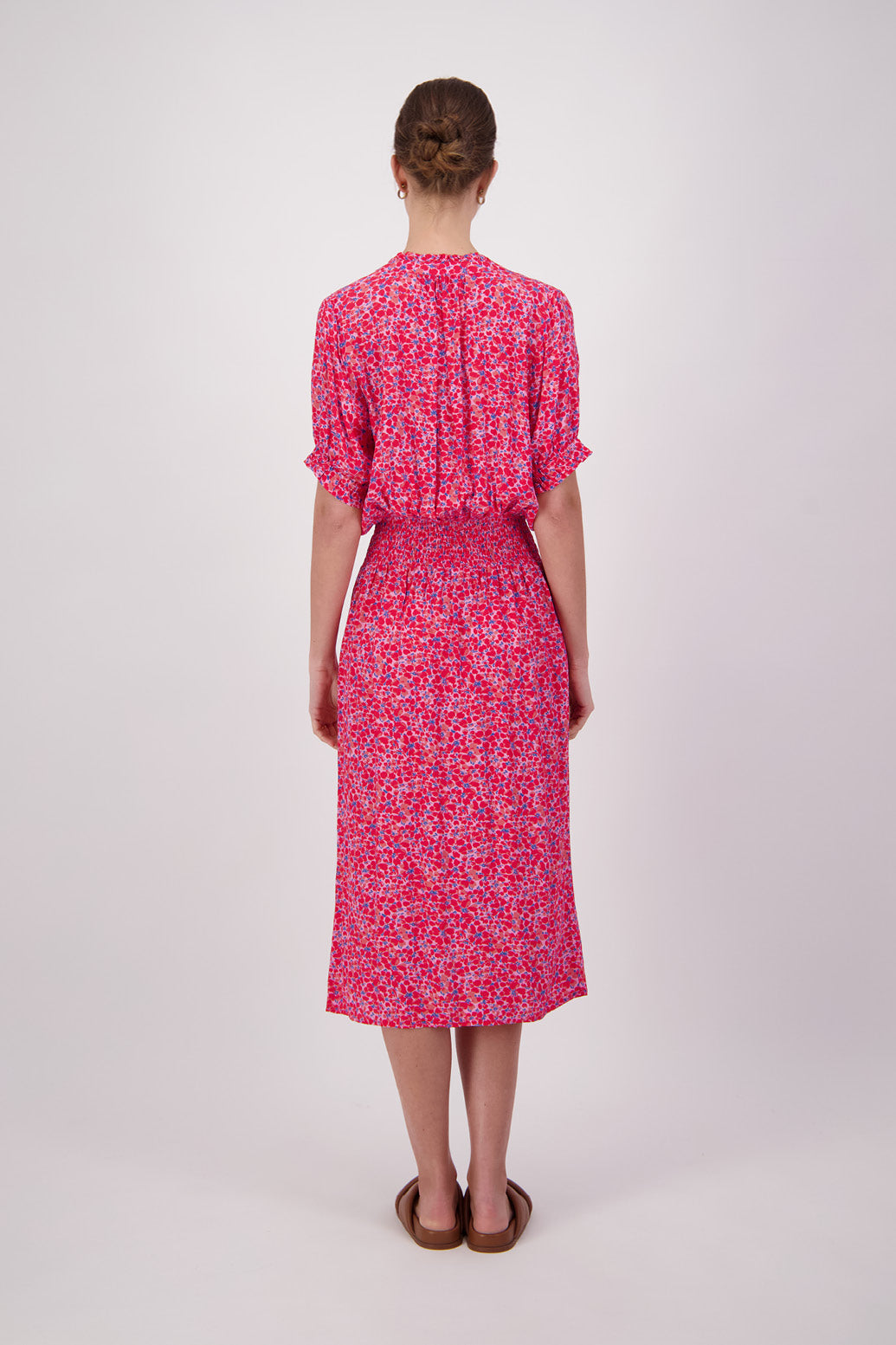 THEA Dress (Red Floral)