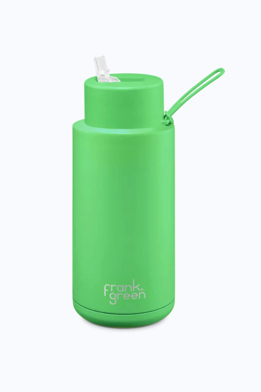 Ceramic reusable bottle - 34oz (Neon Green)