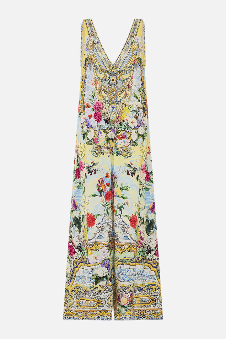 V-Neck flared jumpsuit (FLOR FANTASTICA)