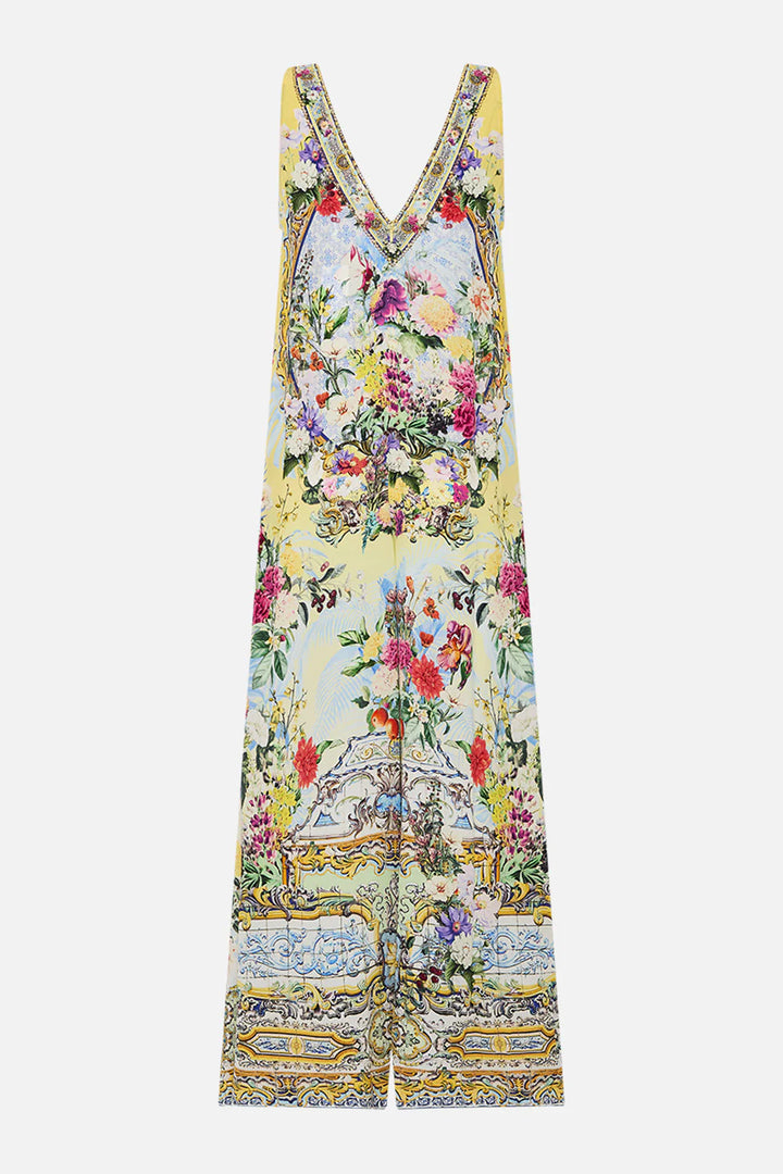 V-Neck flared jumpsuit (FLOR FANTASTICA)