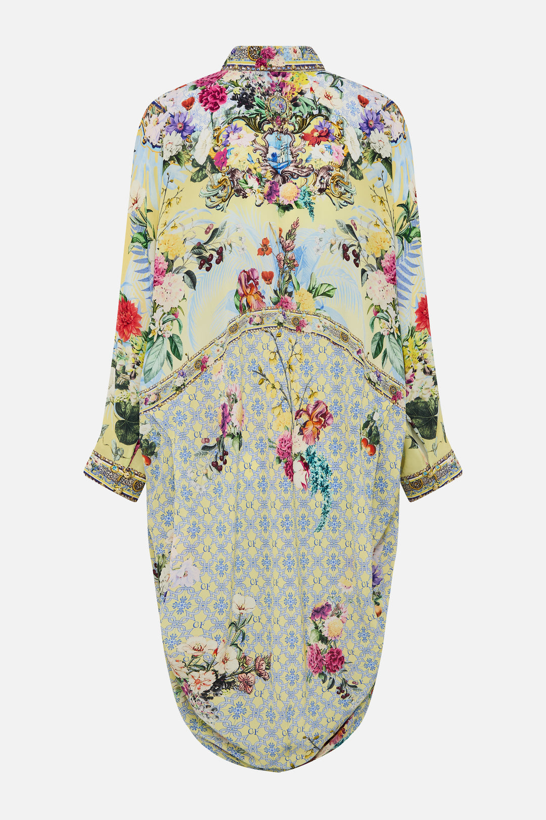 Button Up Top with Drape Back (FLOR FANTASTICA)