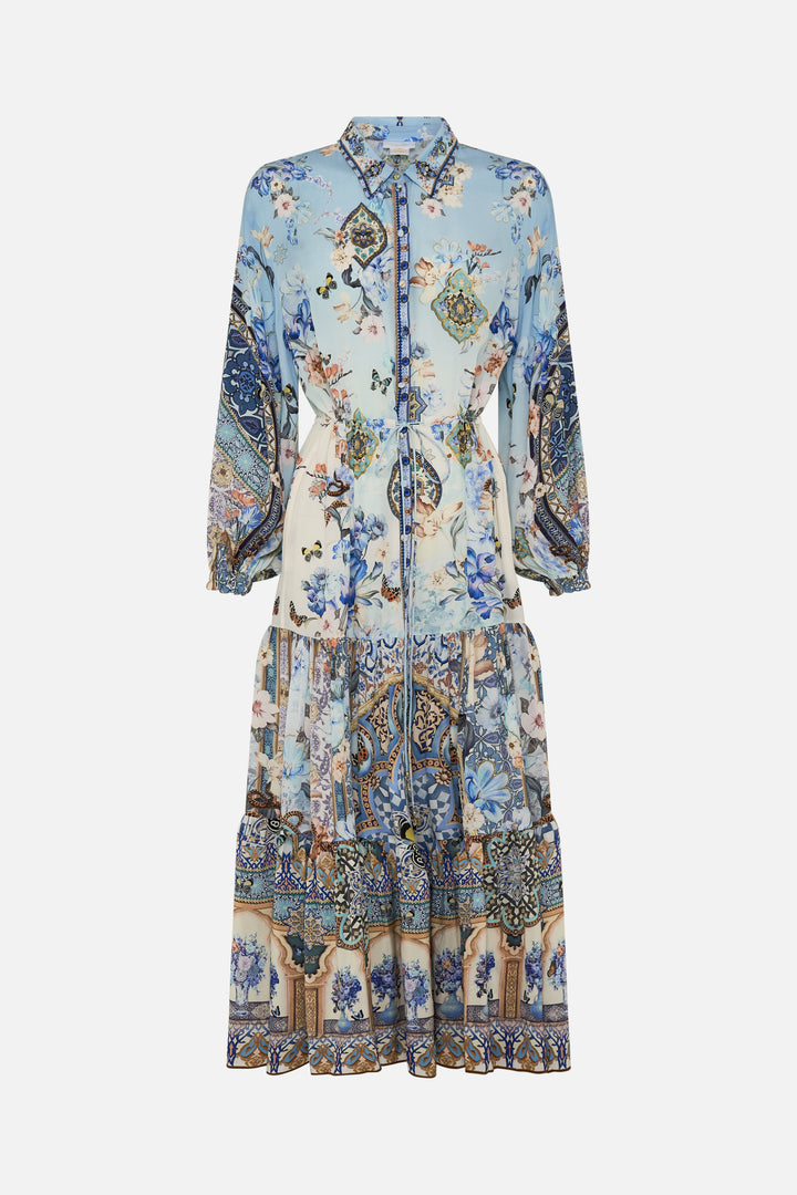 TIERED LONG SHIRT DRESS (AL MANIAL PALACE MEMOIRS)