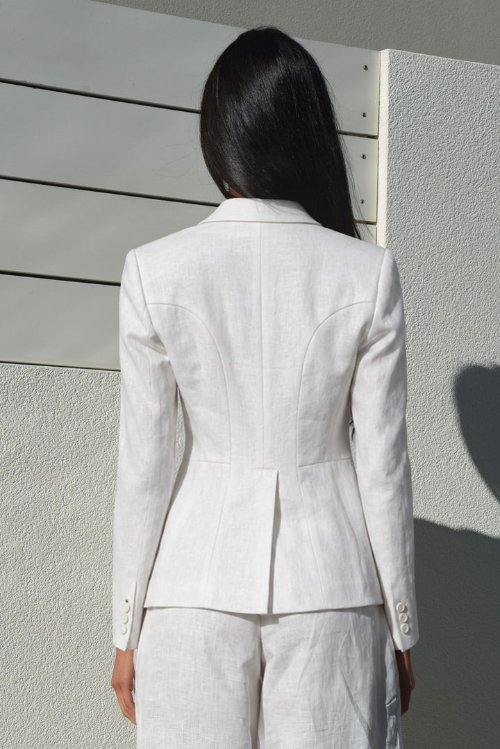 RISKY FRILLNESS Jacket (White)