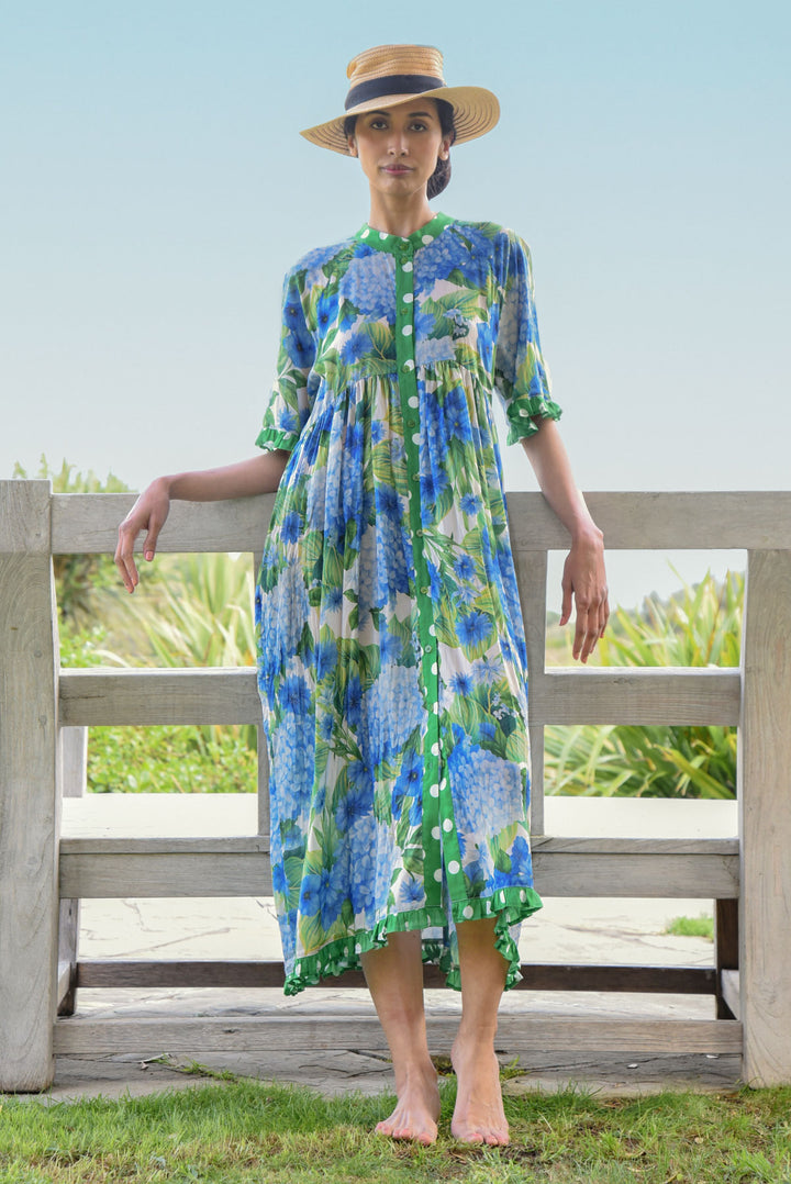 DON'T MAKE WAVES DRESS (HYDRANGEA)