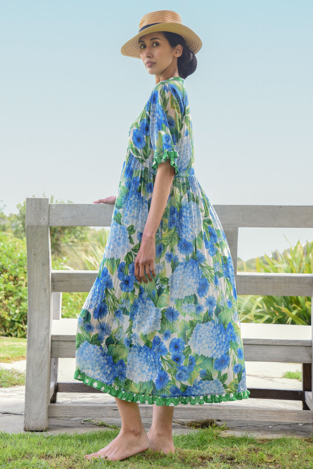 DON'T MAKE WAVES DRESS (HYDRANGEA)