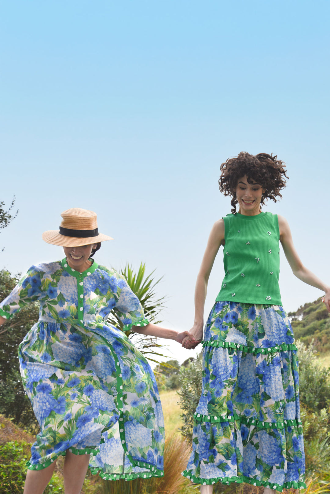DON'T MAKE WAVES DRESS (HYDRANGEA)