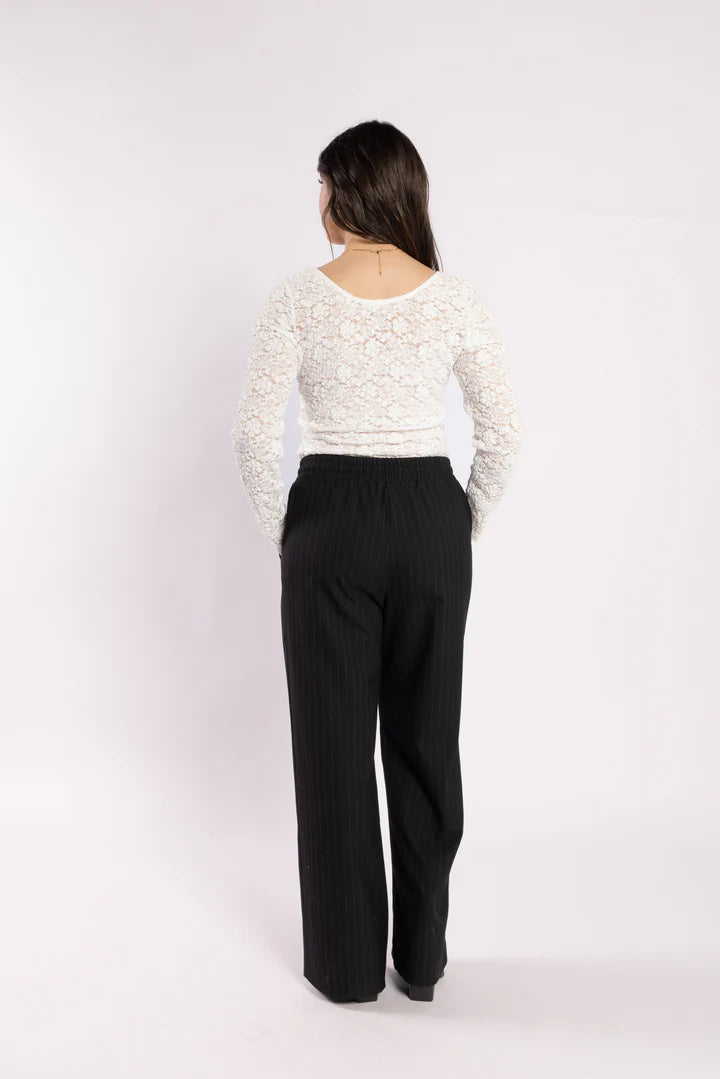 Lake Pant (Noir Stripe)
