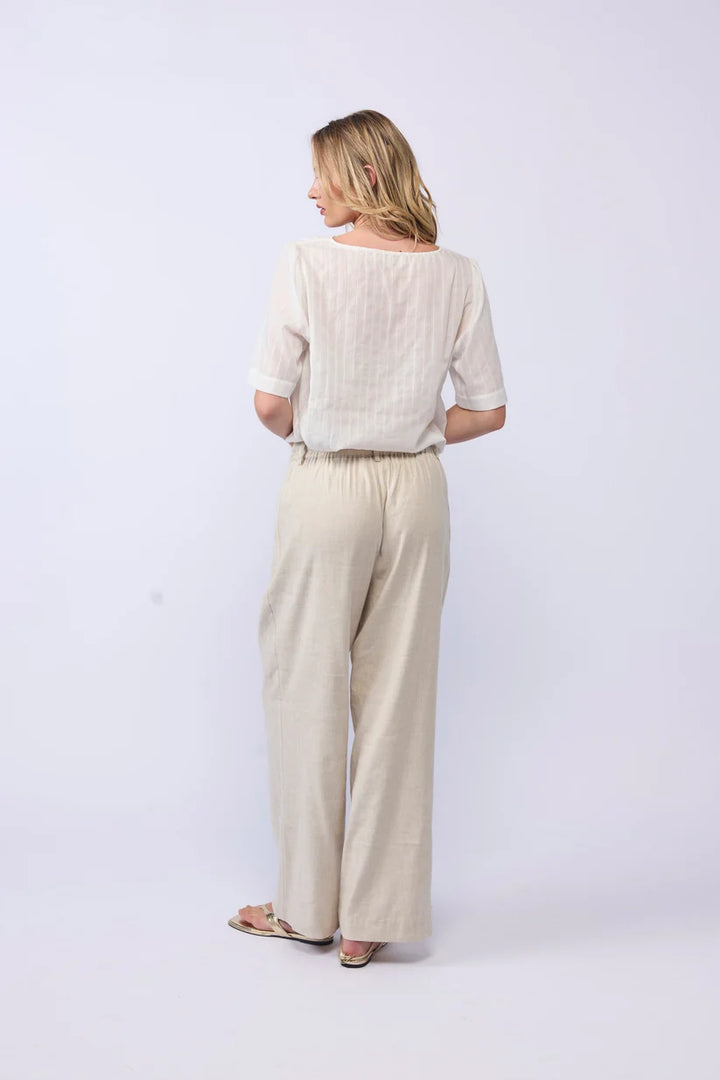 Lake Pant - Linen (Natural)
