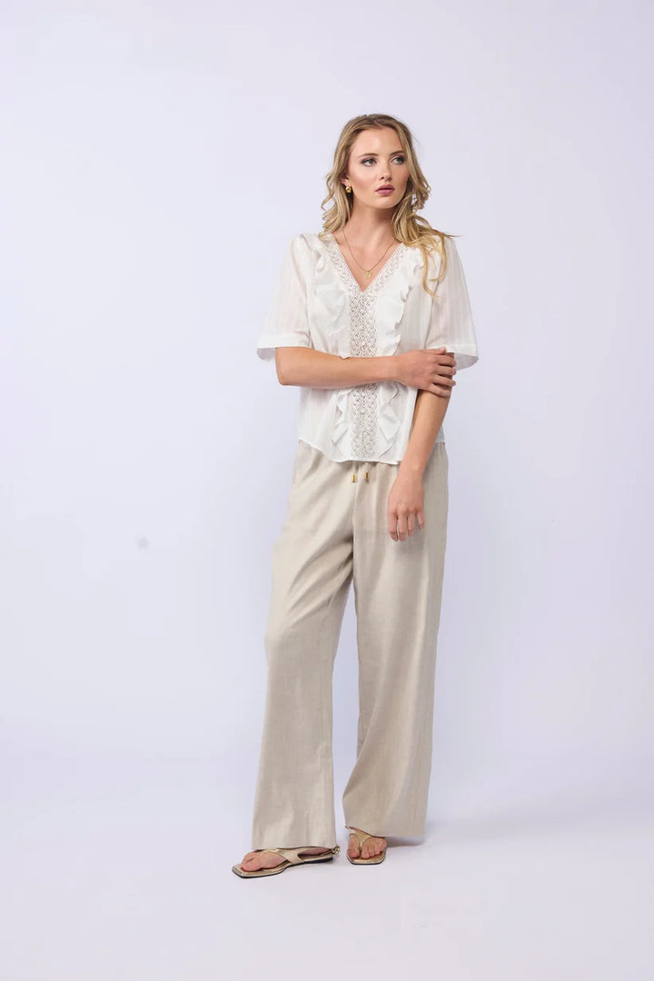 Lake Pant - Linen (Natural)
