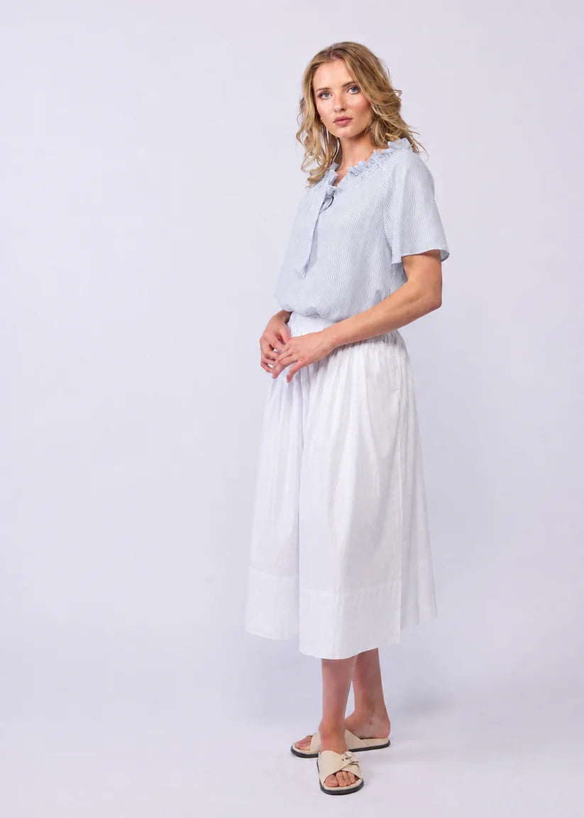 Esme Blouse (Powder Stripe)