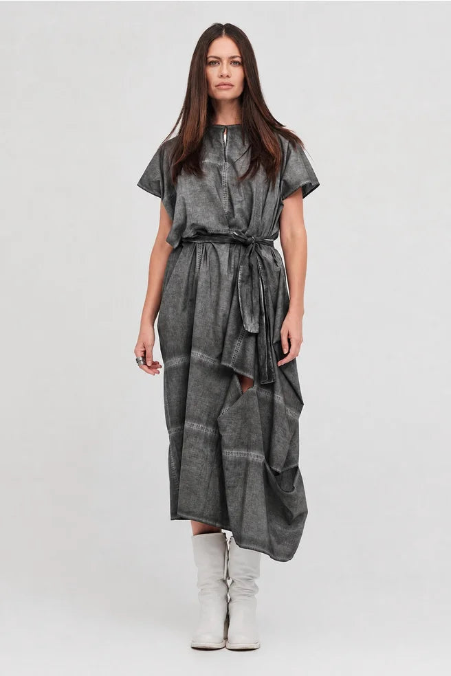 Bisect Dress (Blackened Grey)