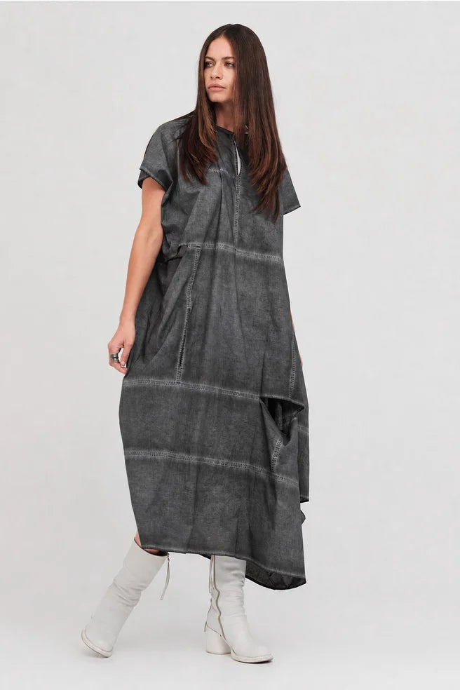 Bisect Dress (Blackened Grey)