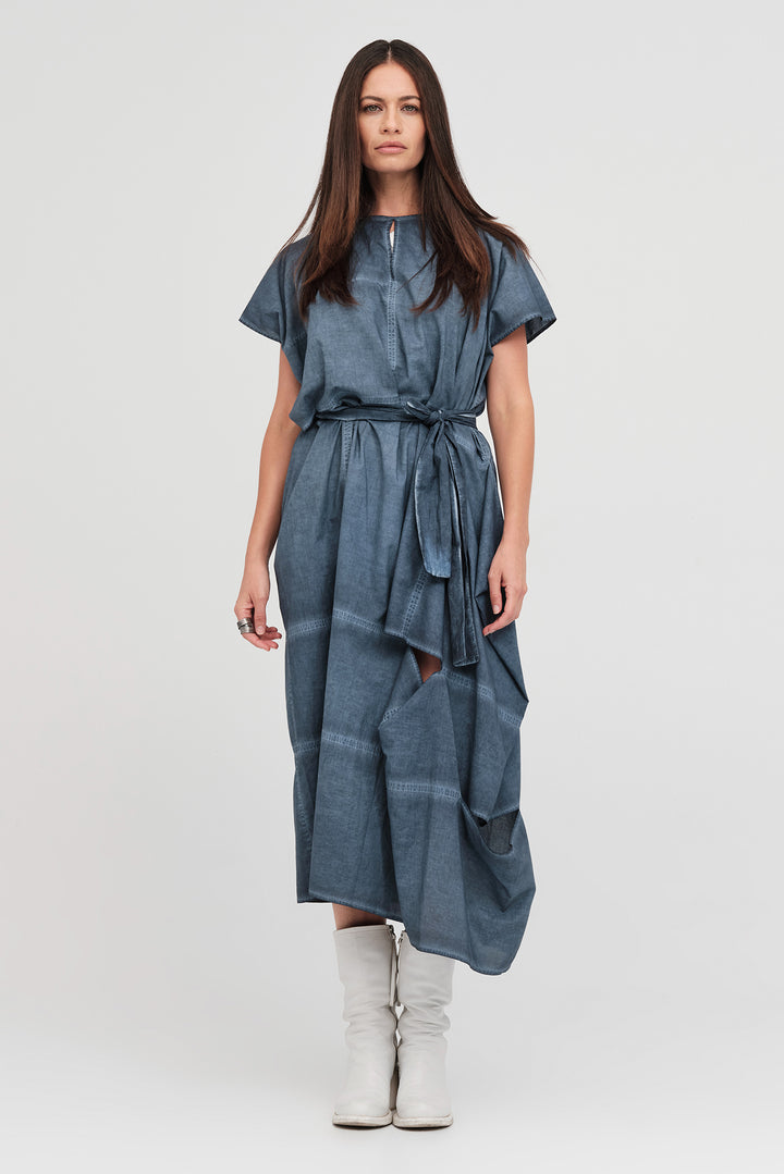 Bisect Dress (Diffused Indigo)