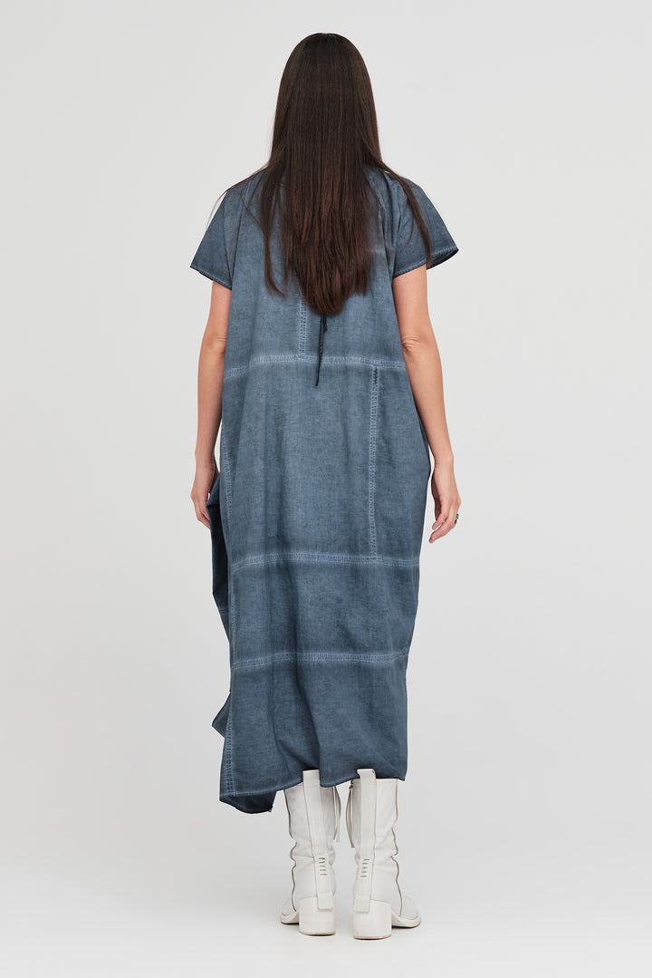 Bisect Dress (Diffused Indigo)
