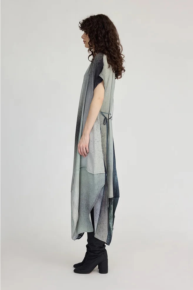 Ozone Dress (Wind Particle Print)