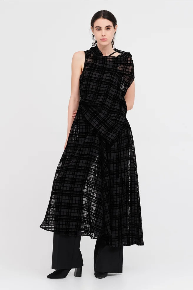 Edifice Dress (Black Check)