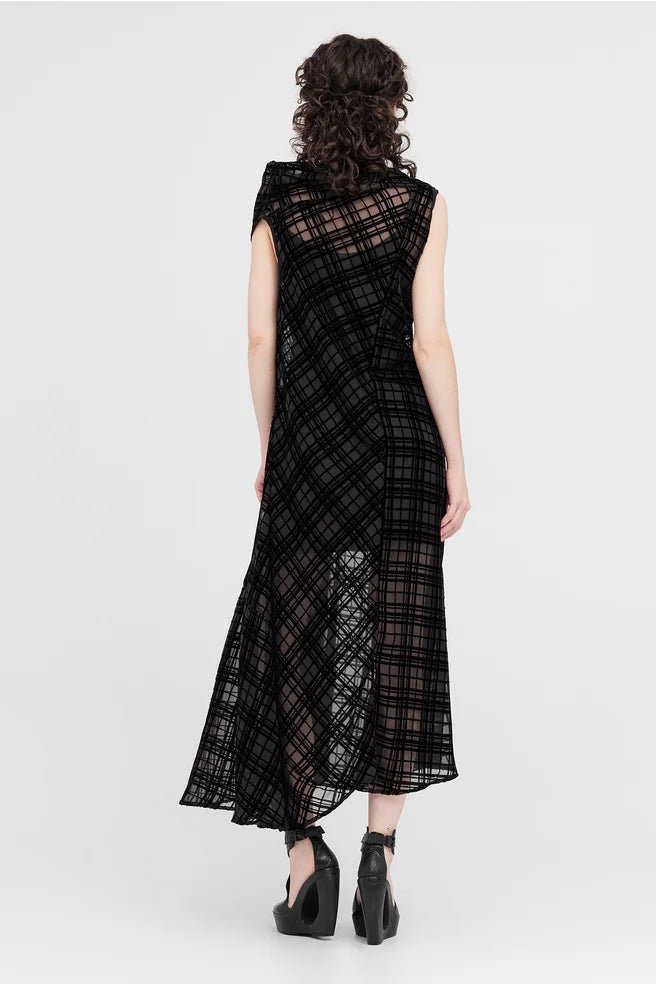 Edifice Dress (Black Check)