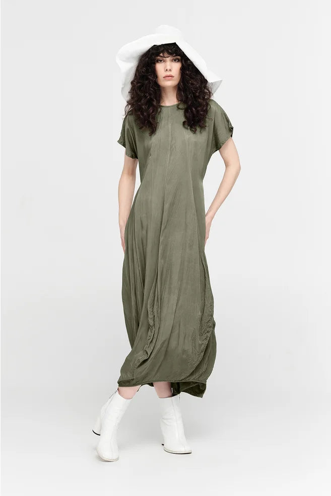 Lapse Dress (Moss Green)