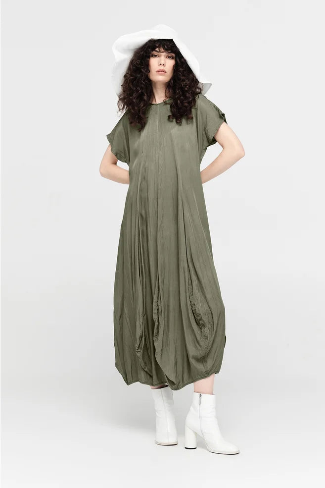 Lapse Dress (Moss Green)