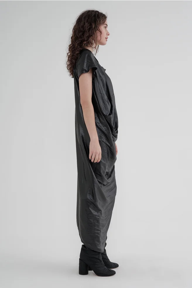 Refined Peripheral Dress (Black)