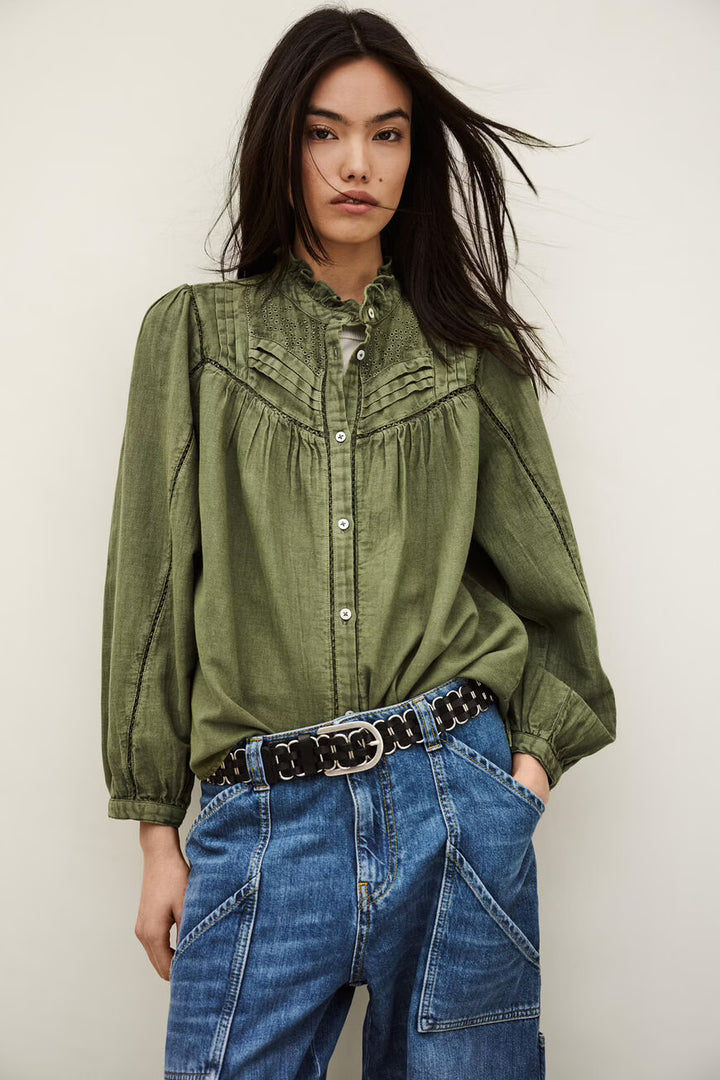 Gilda Blouse (Khaki)