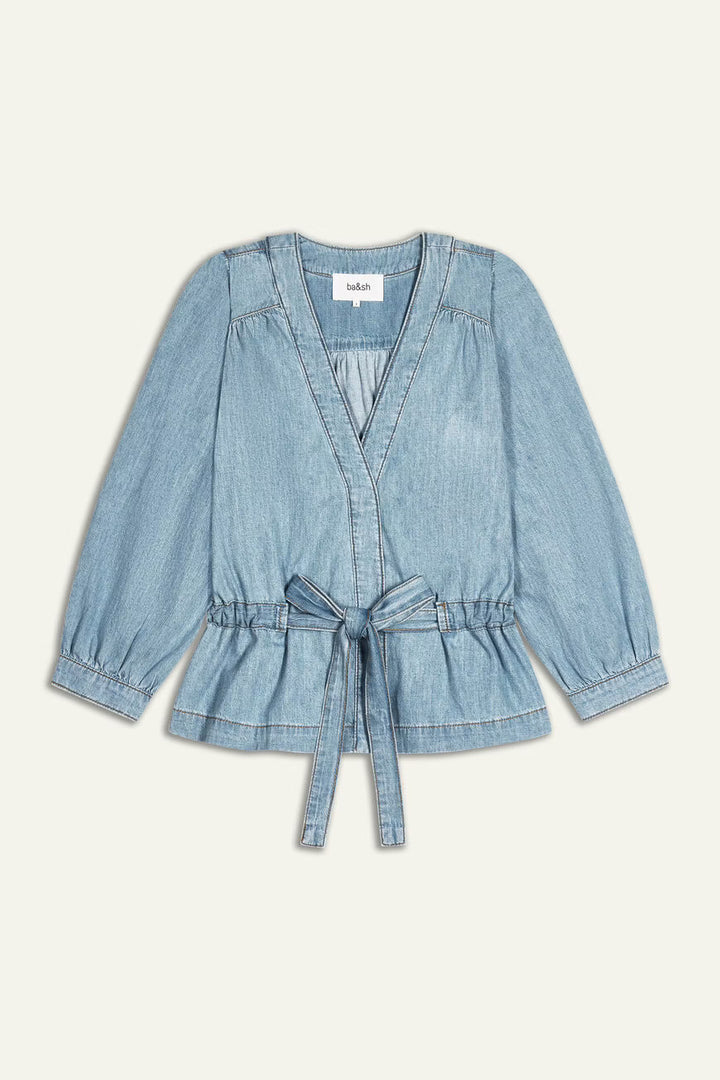 LAVINA Top (Light Used Blue)
