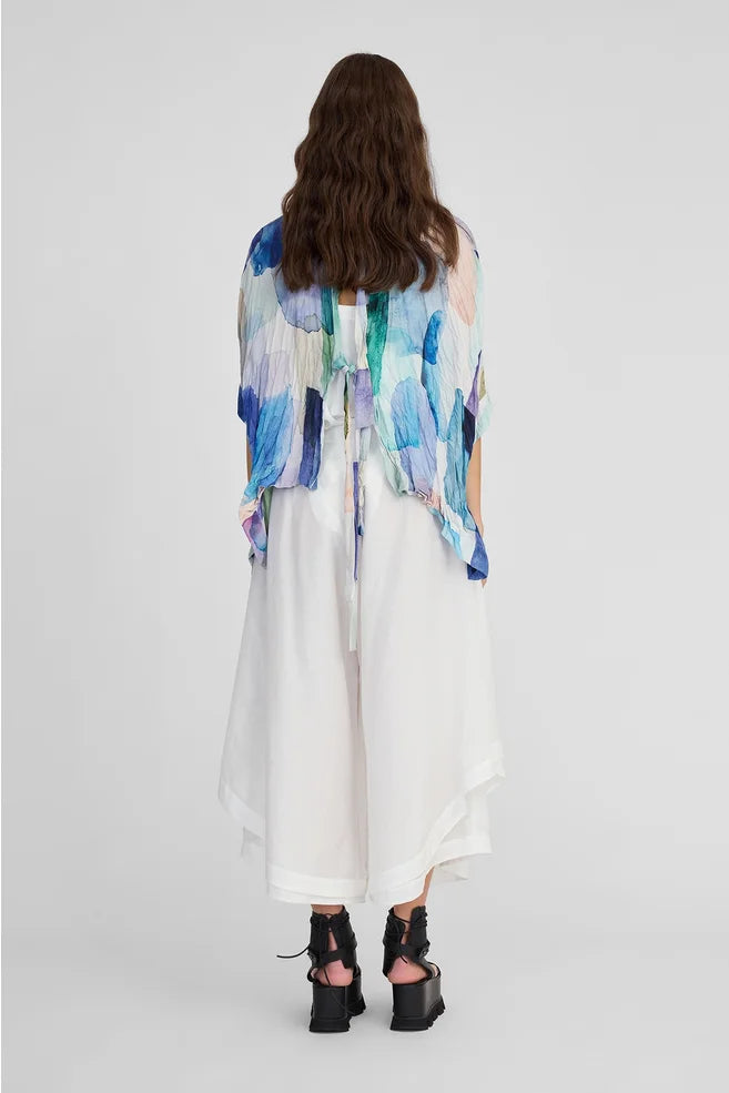 Antithesis Top (Tiled Square print)