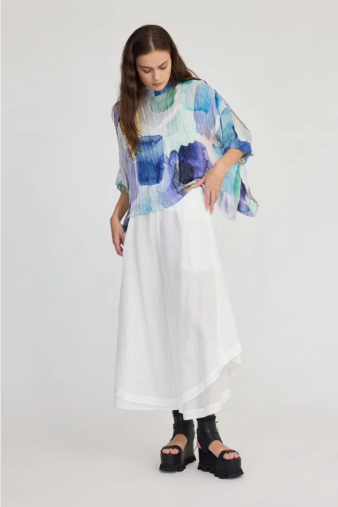 Antithesis Top (Tiled Square print)