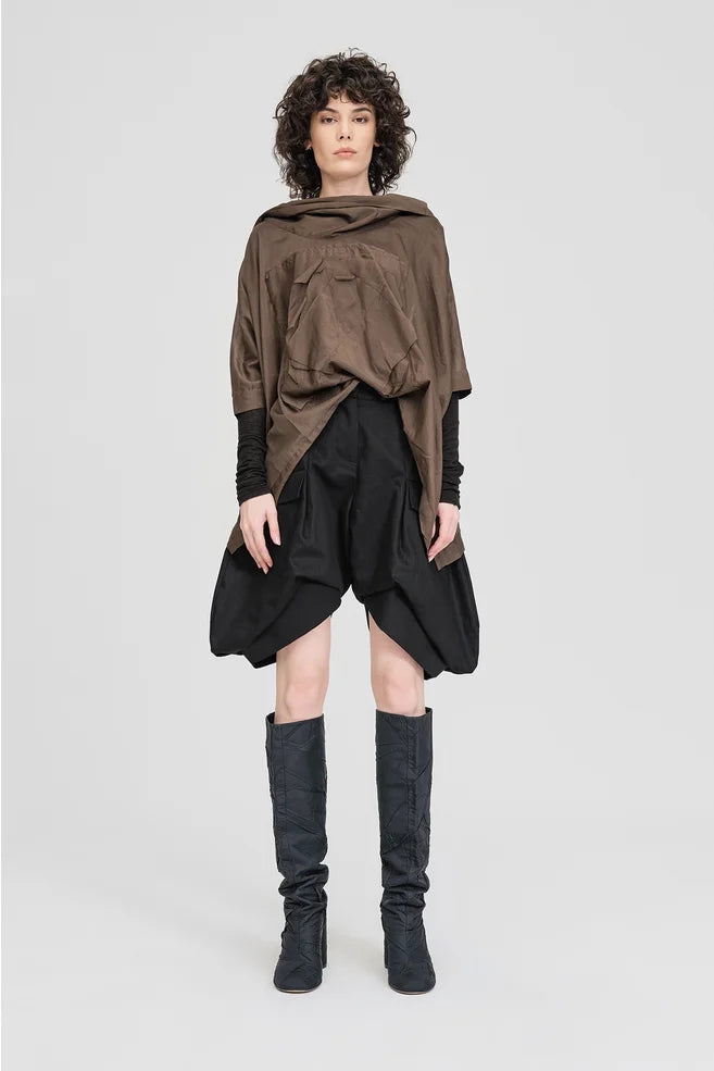 Squared Assembly Top (Coffee Bean)