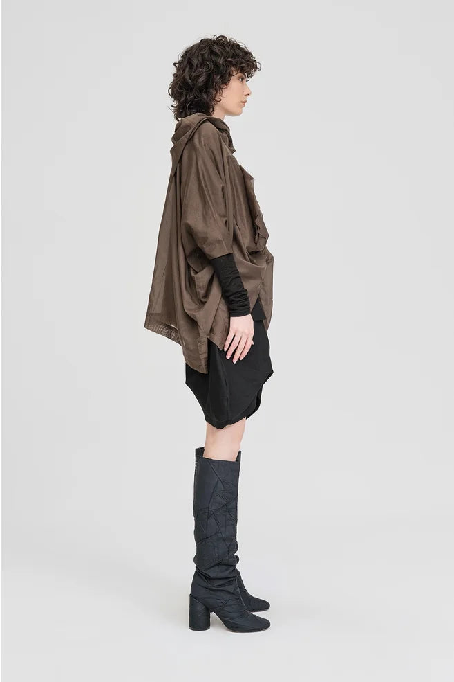 Squared Assembly Top (Coffee Bean)