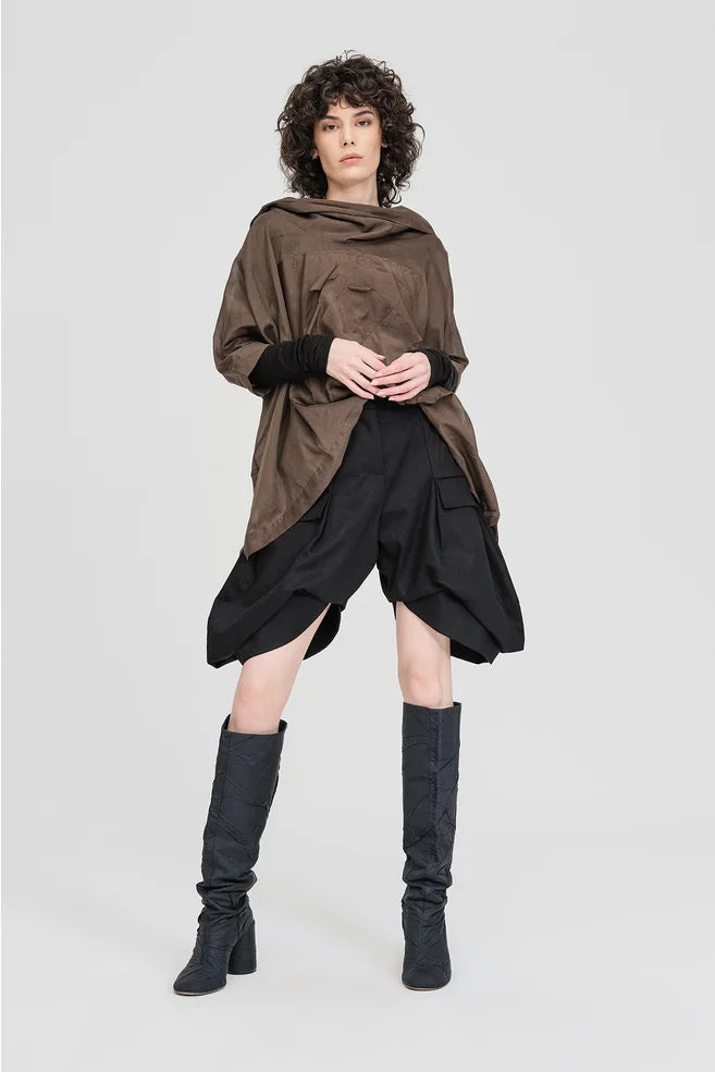 Squared Assembly Top (Coffee Bean)