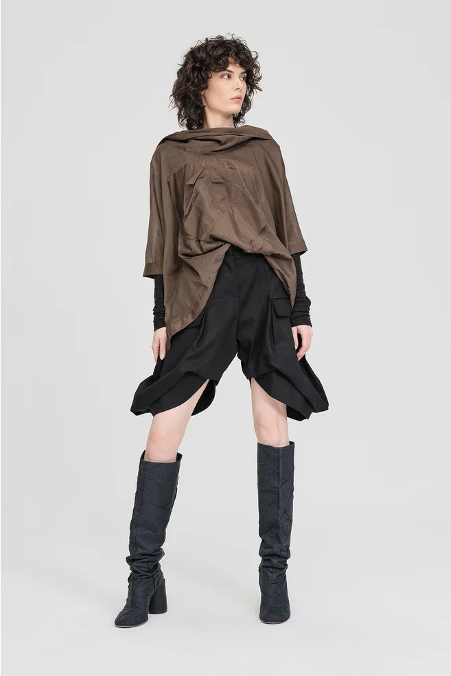 Squared Assembly Top (Coffee Bean)