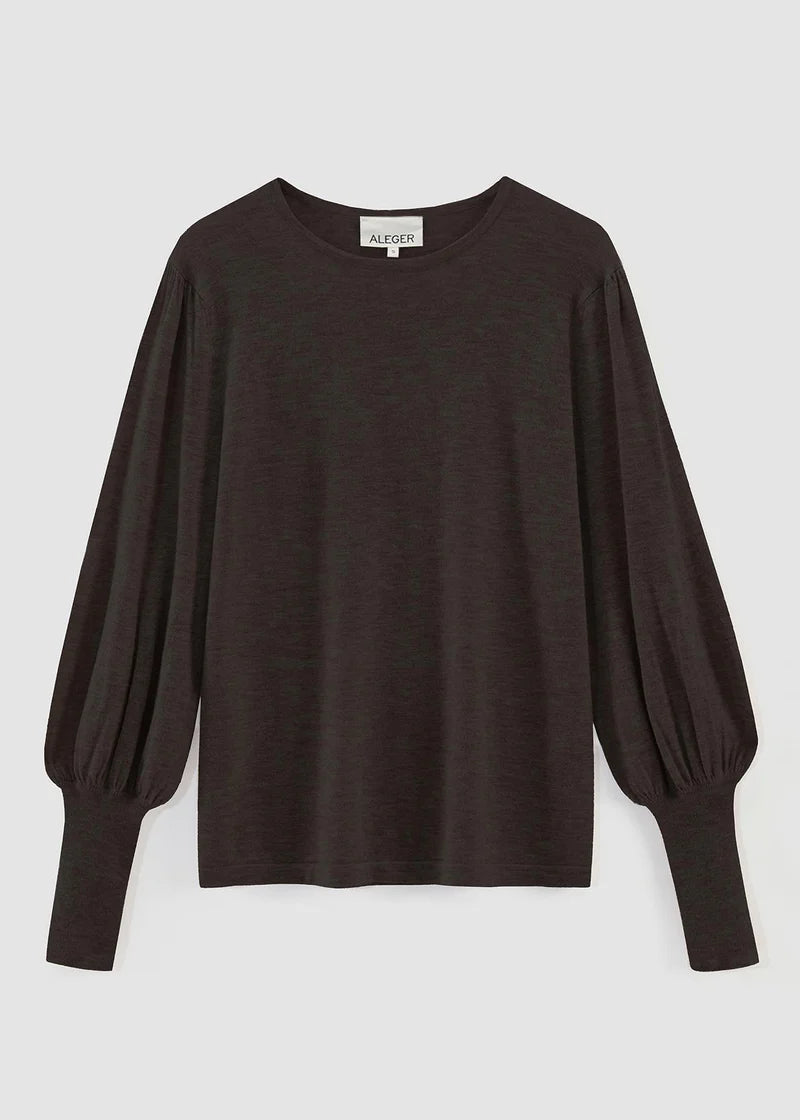 071 Always Bell Sleeve (Nut Berry)