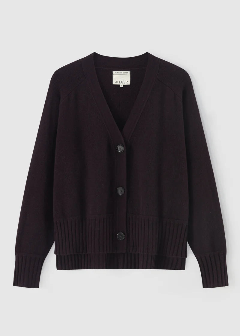 159 Favourite Cardi (Eggplant)