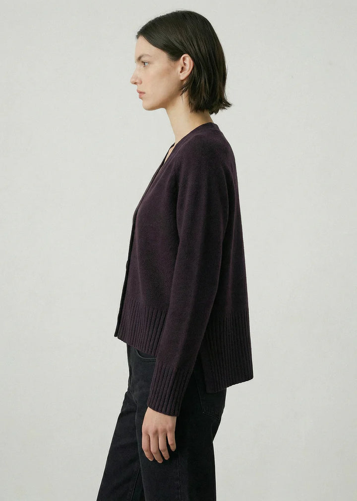 159 Favourite Cardi (Eggplant)