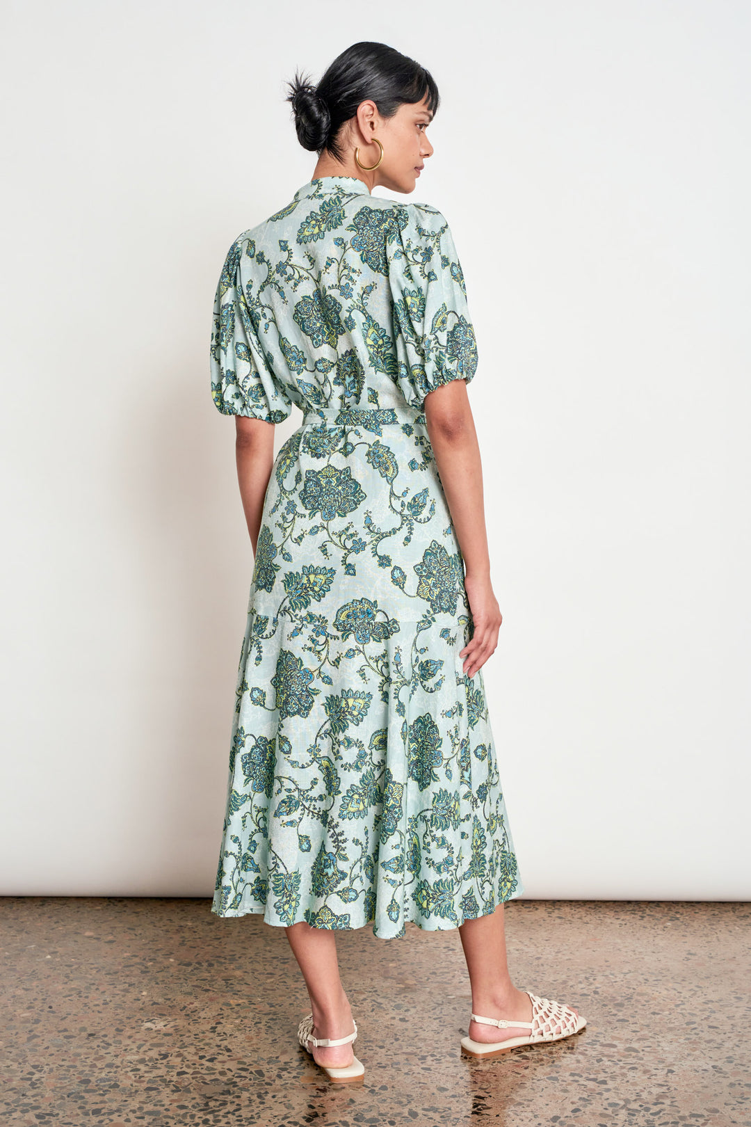 Cascade dress (Fern Paisley)