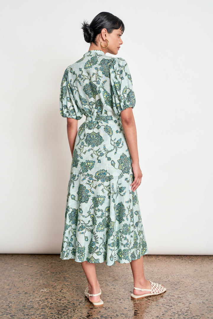 Cascade dress (Fern Paisley)
