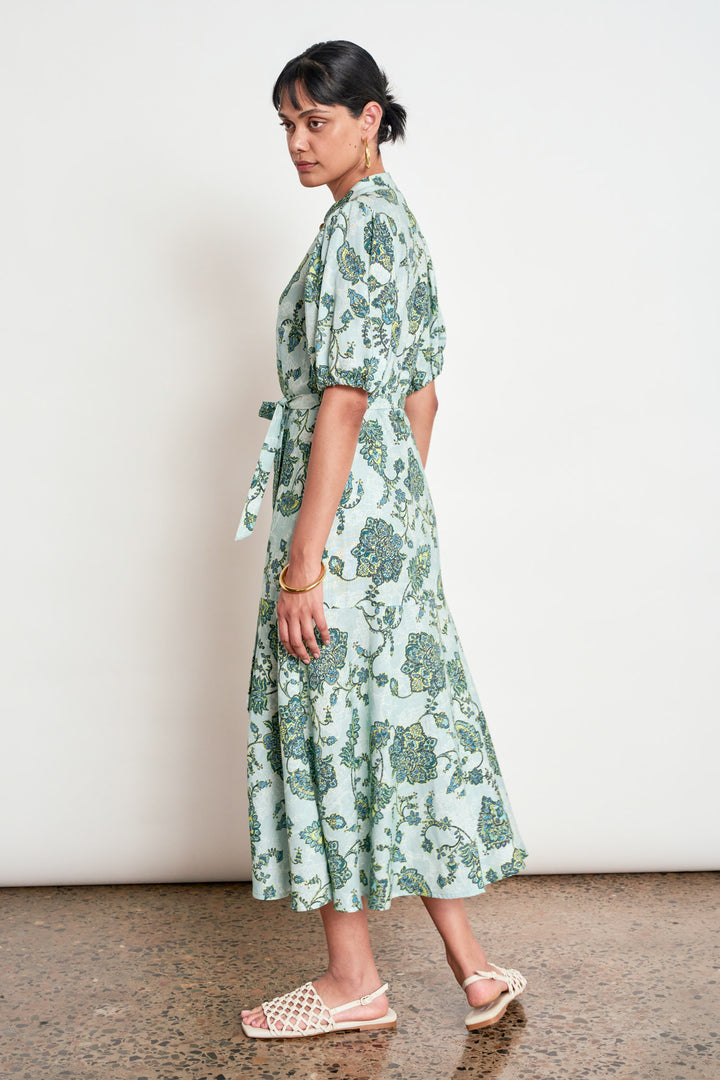 Cascade dress (Fern Paisley)