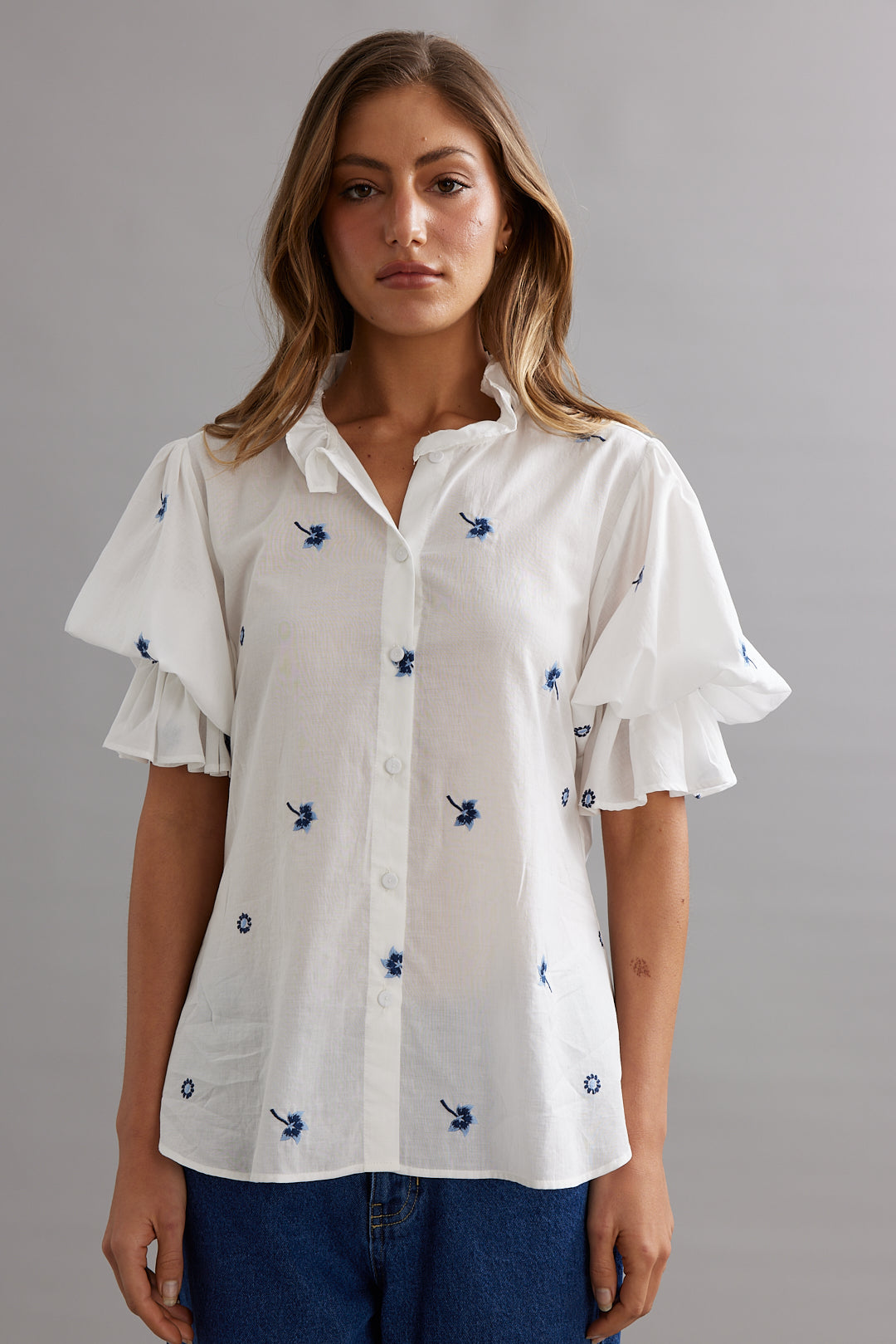 SOHO BLOUSE (BLUEBELL VOILE)