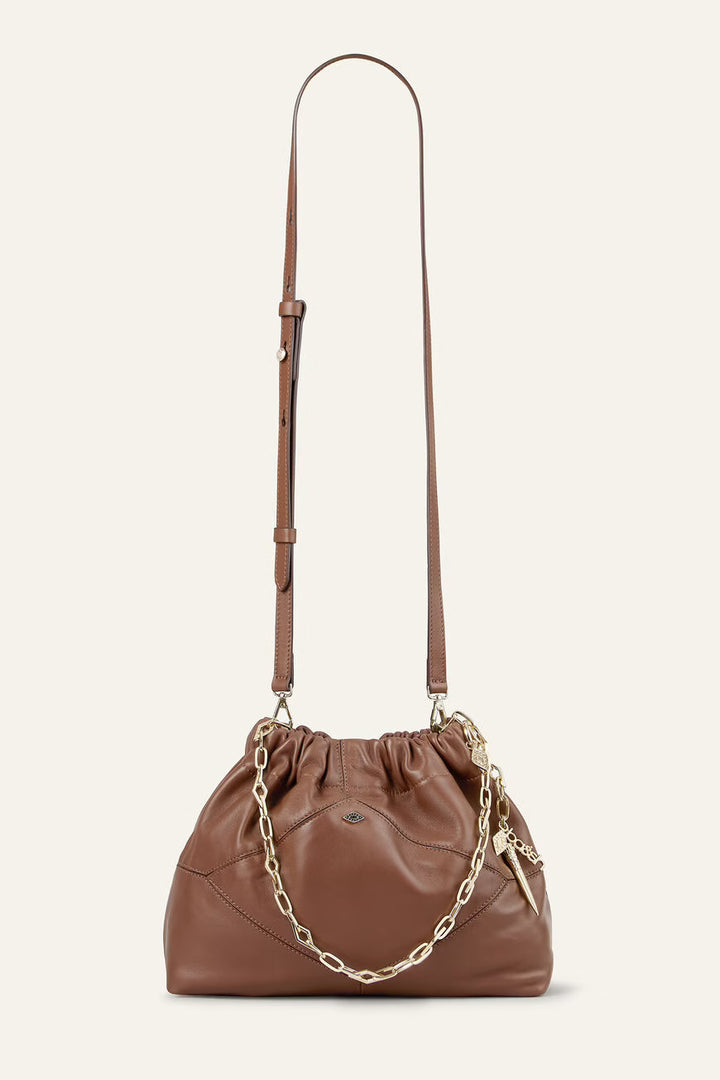THE MINI JUNE TOTE (Marron)