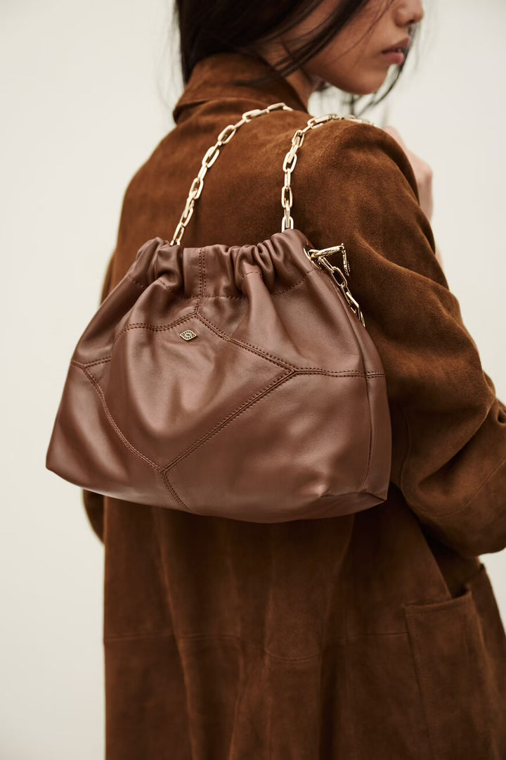 THE MINI JUNE TOTE (Marron)