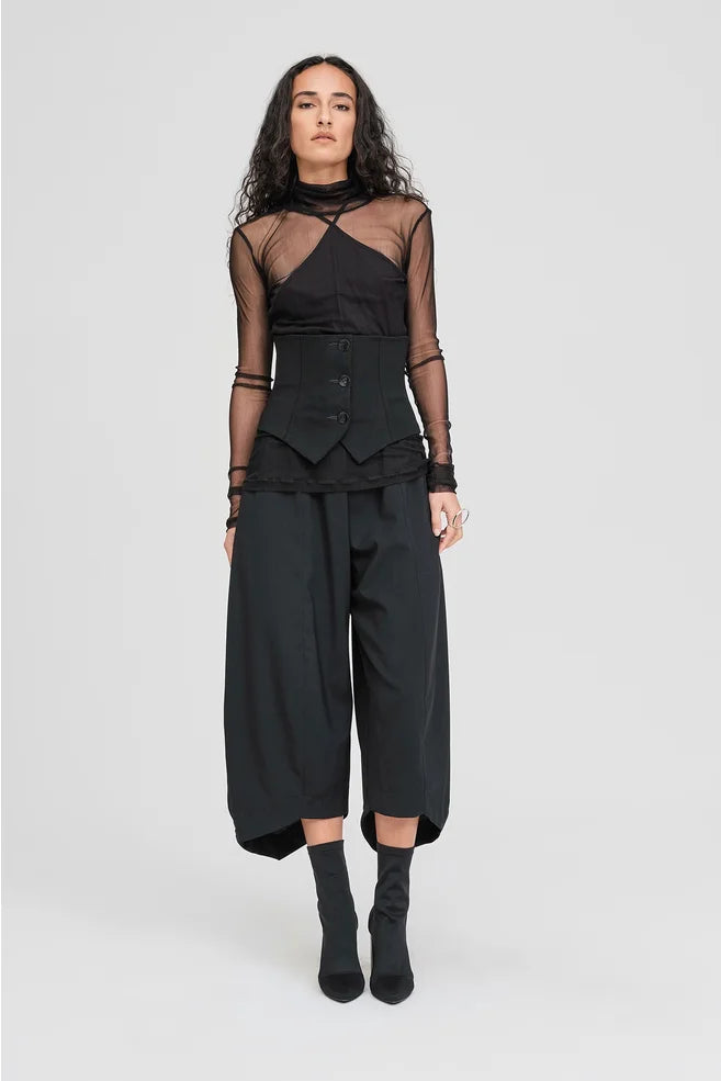 Diversion Pant - Wool blend (Black)