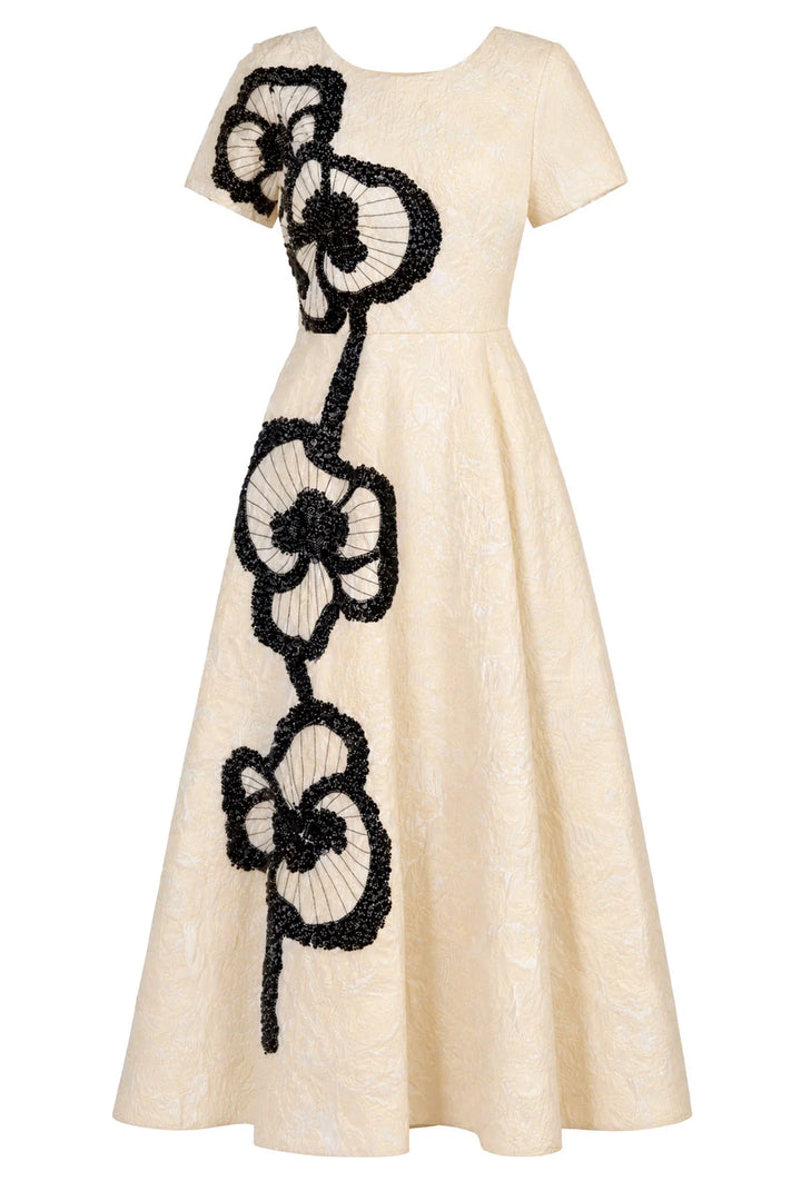MARILYN MONROSE Dress (Ivory / Black)