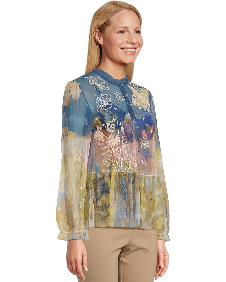 Charlot Mesh Blouse (Aurelius)