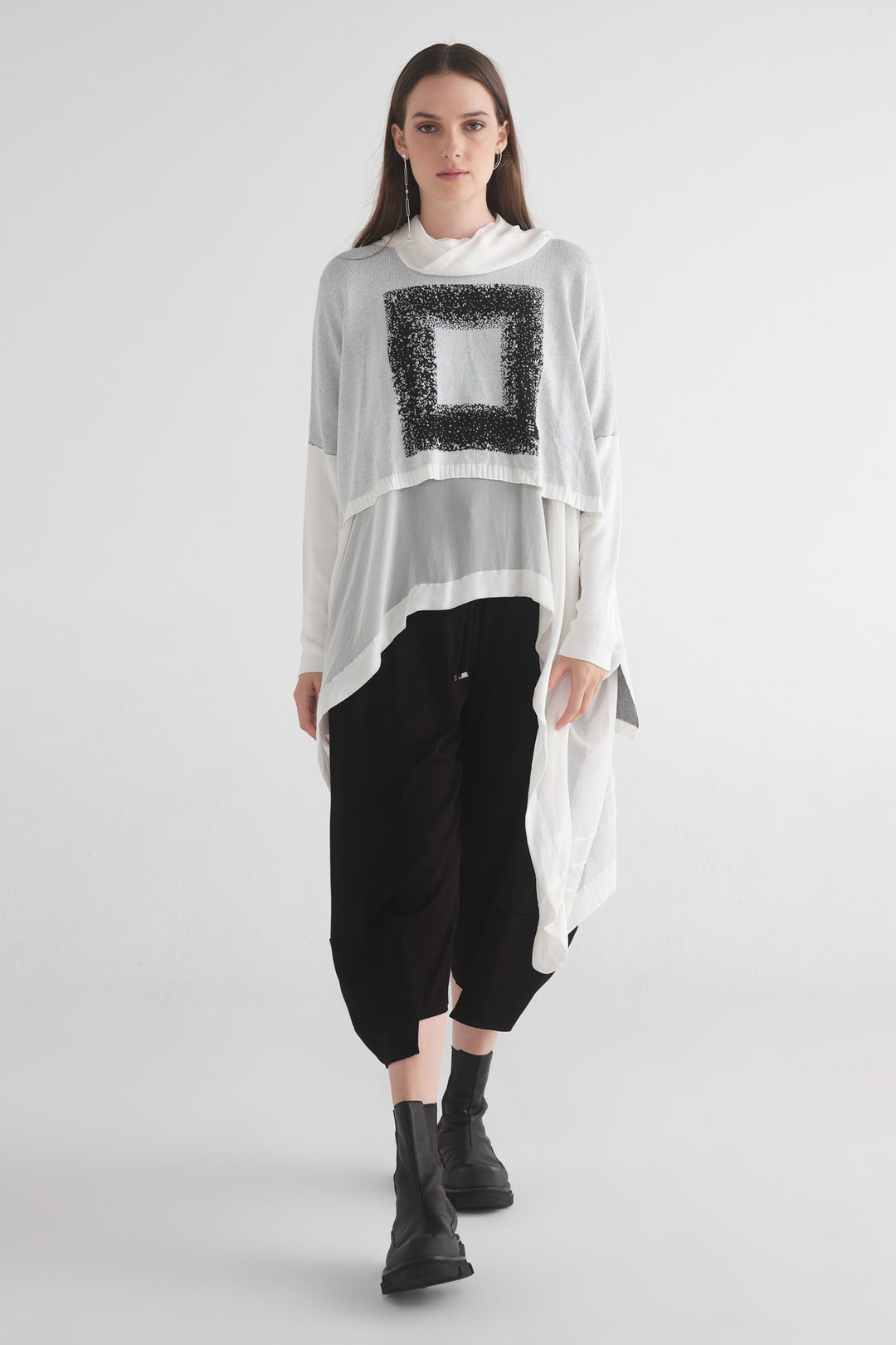 Intersection Sweater (Ivory/Black)