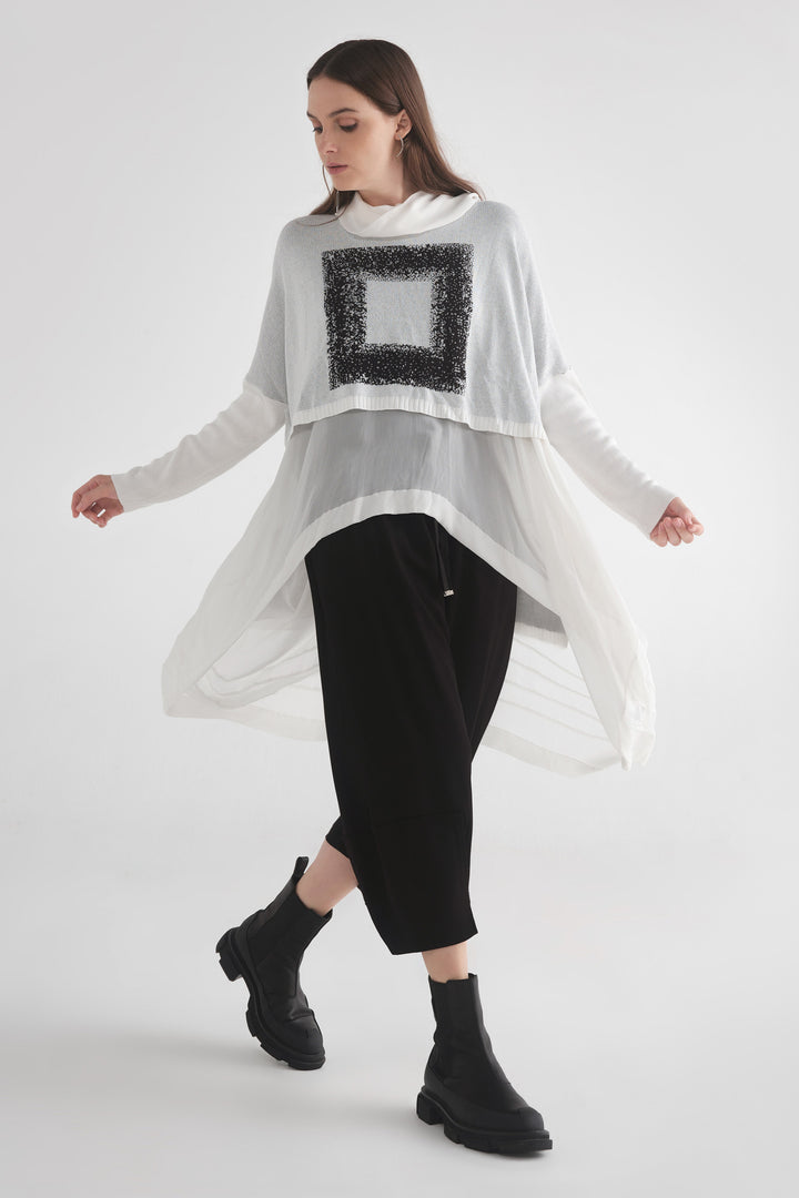 Intersection Sweater (Ivory/Black)