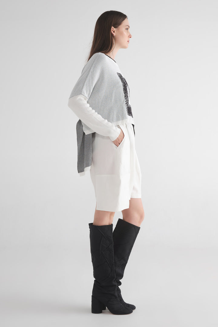 Intersection Sweater (Ivory/Black)