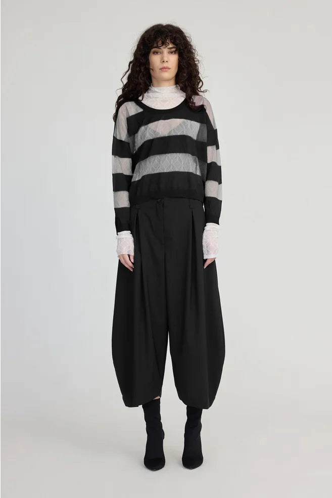 Banded Sweater (Black)